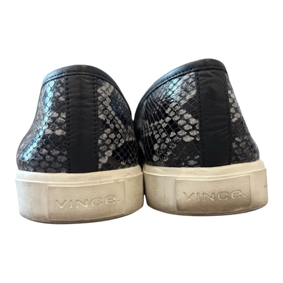 Vince Blair Snakeskin Embossed Leather Slip-On - Picture 3 of 7